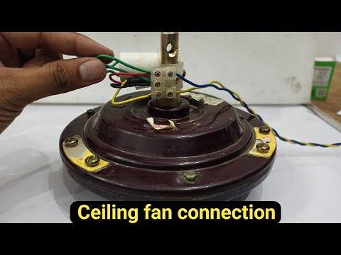 Ceiling Fan Connection Of Three Wire