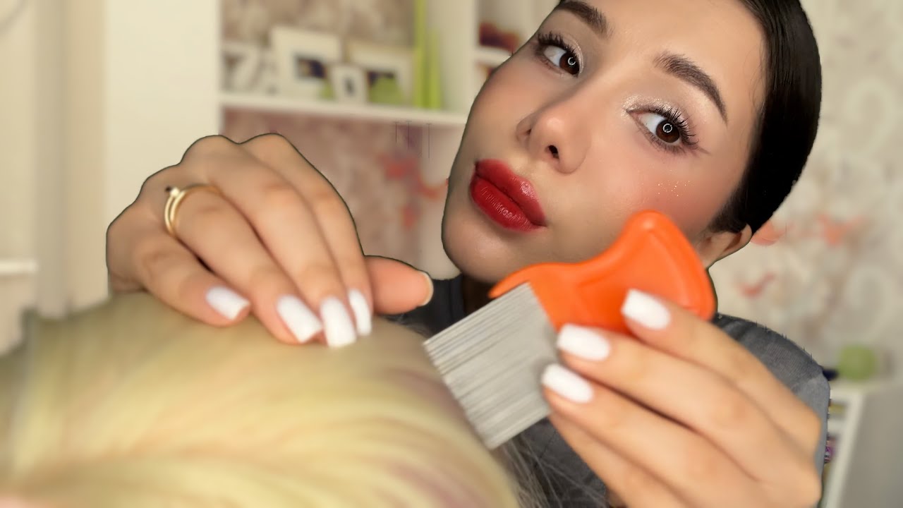 АСМР ОДЕРЖИМАЯ ТОБОЙ ПОДРУГА ПРОВЕРИТ ТЕБЯ НА ВШИ🪳(ДРАМАТИЧНЫЙ ФИНАЛ)🤫