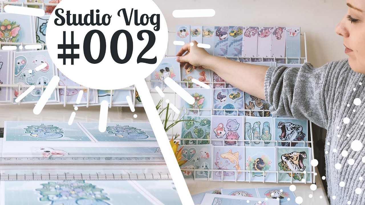 Studio Vlog #002 Making Art Prints & Finding Lemurs - YouTube