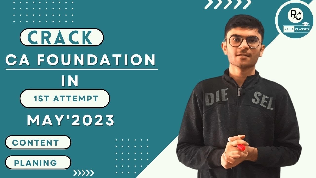 HOW TO PASS CA FOUNDATION MAY'23 IN 1ST ATTEMPT | STRATEGY | PLANING ...