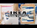 How to WEAVE using an IKEA LOOM (Ikea Lustigt Hack for beginners!)