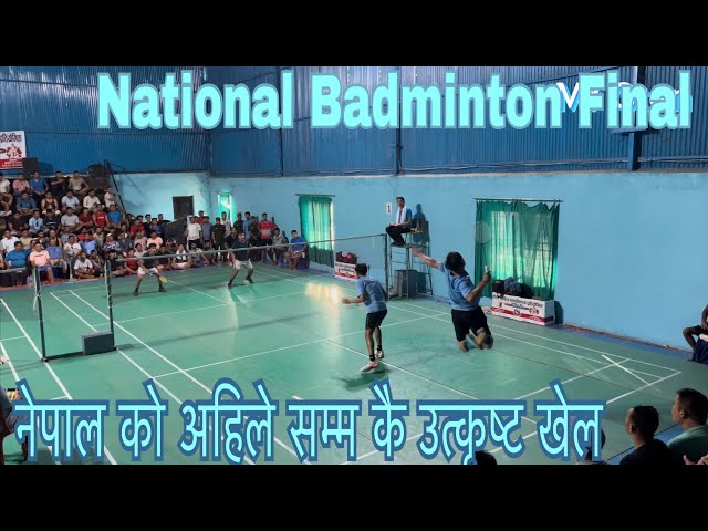 Unbelievable comeback Laffa's triumph over Kanchan in the Final - National Badminton Tournament 2080 class=