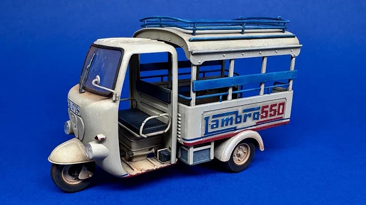 Lambro 550, dreirädriges Lastenfahrzeug, Gecko Models, Scale 1/35