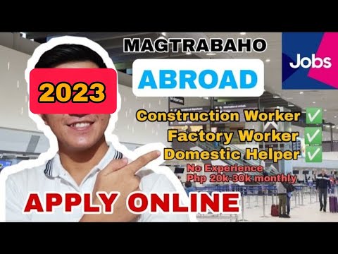 Paano mag apply ng trabaho ABROAD? ONLINE JOB APPLICATION STEP BY STEP JobStreet Philippines