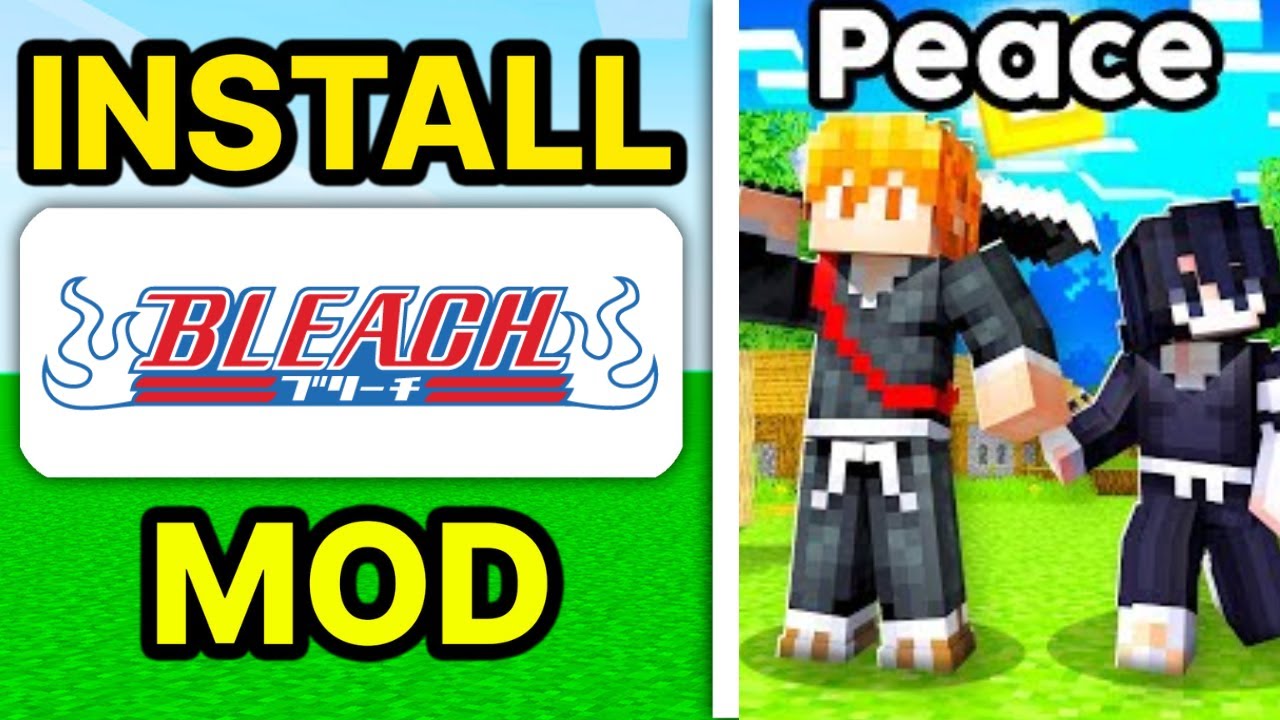 How To Download Bleach Mod In Minecraft - YouTube