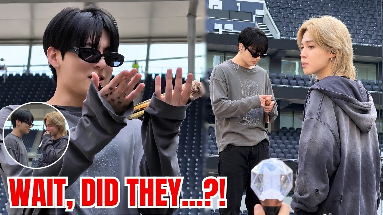 Did You Notice This Between JIMIN & JUNGKOOK at London's Day 2 SOUNDCHECK? JIKOOK 👀