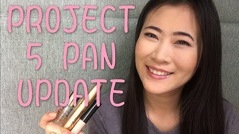 ROLLING PROJECT 5 PAN // ALL MAKEUP // UPDATE #1