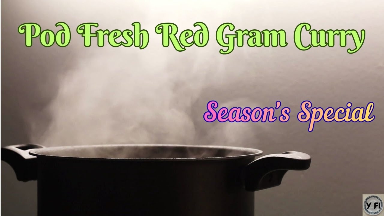 Карри из свежего красного гороха в стручках – сезонное блюдо (pOShaN 62)