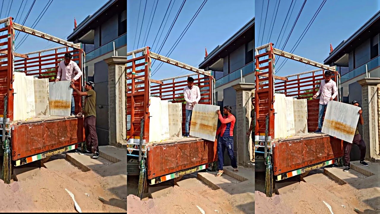 Marble unloading// 6375101352