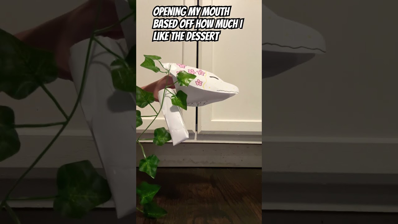 Opening my dragons mouth based off of how much I like the dessert!!!