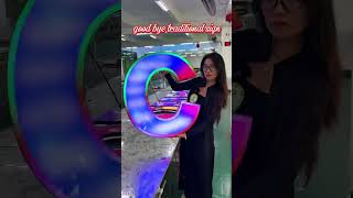 Will this kind of led sign technology be a trend? #sign #signage #design#signagedesign #ledlight