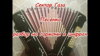 Разбор на гармони - Песенка - Сектор Газа