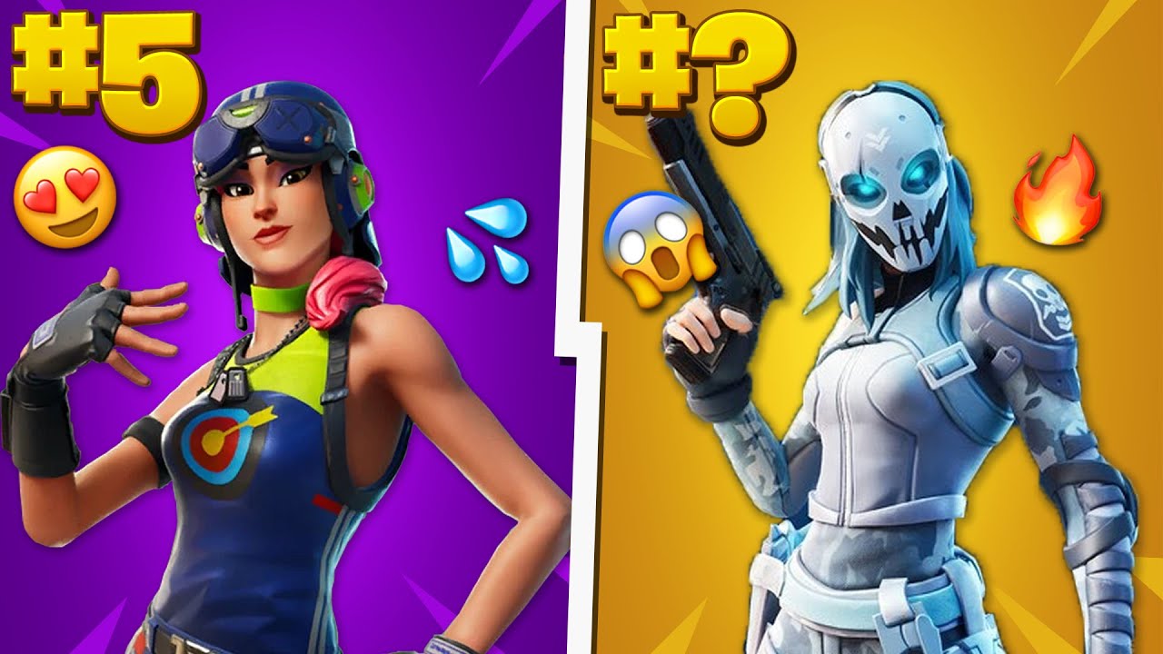 10 Fortnite Skins That Will BECOME TRYHARD (Sweaty Skins Chapter 2 ...