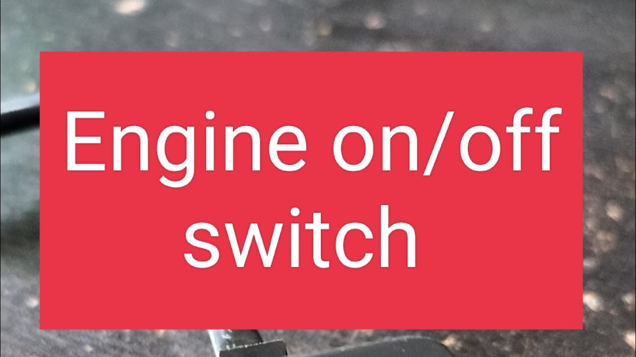 Jupiter new feature engine on off switch - YouTube