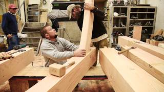 Mortise and tenon timbers