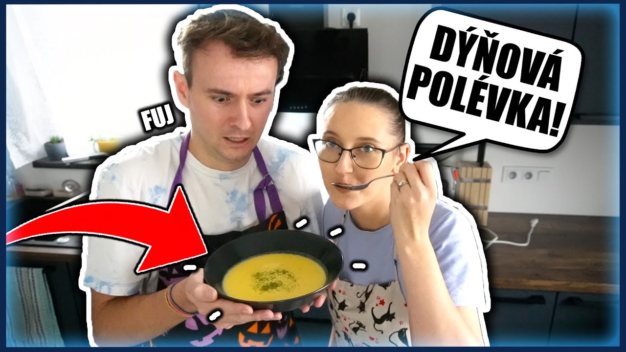 VAŘÍME S VENDOU DÝŇOVOU POLÉVKU!😅🎃