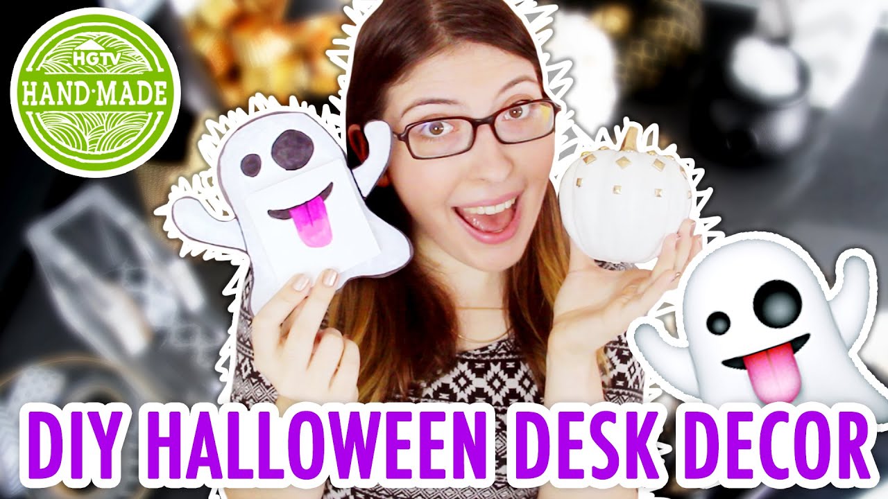DIY Halloween Desk Decor! - HGTV Handmade - YouTube