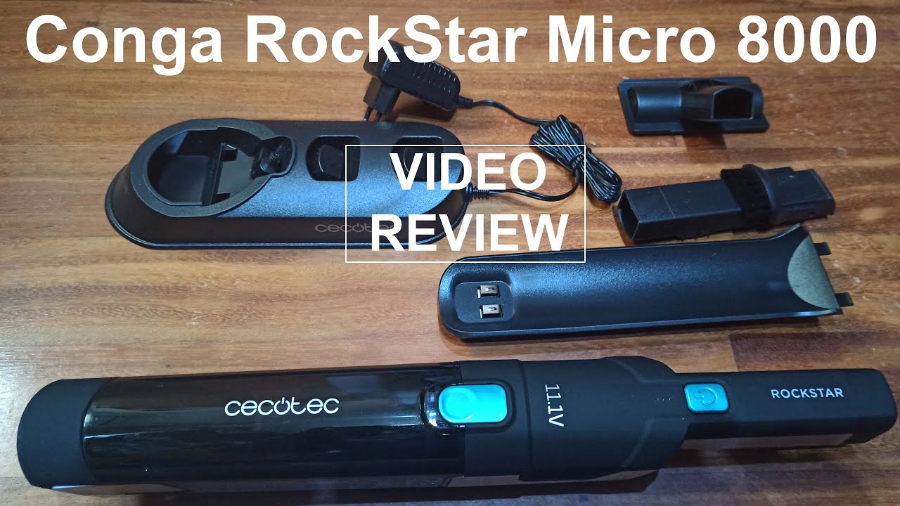 Conga RockStar Micro 8000 | La aspiradora de mano + potente - YouTube