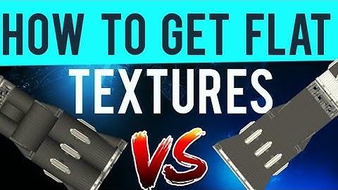 How to Get Flat Textures in SFS 1.4