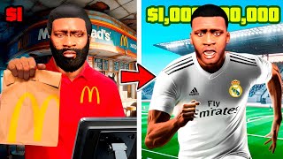 TRABAJO de 1$ vs 1.000.000$ en GTA 5!