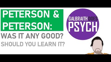 Peterson STM Study - Review / Revision - AQA Psychology - Memory
