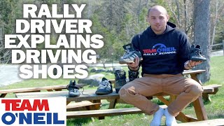 Rally Driver Explains Driving Shoes