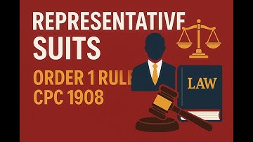Representative Suits Explained | Order 1 Rule 8 CPC | Civil Procedure Code in Hindi
