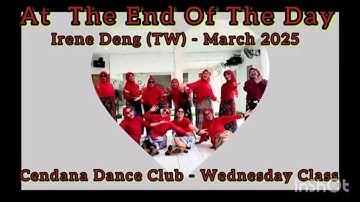 At The End Of The Day - Line Dance//Choreo: Irene Deng (TW) - March 2025