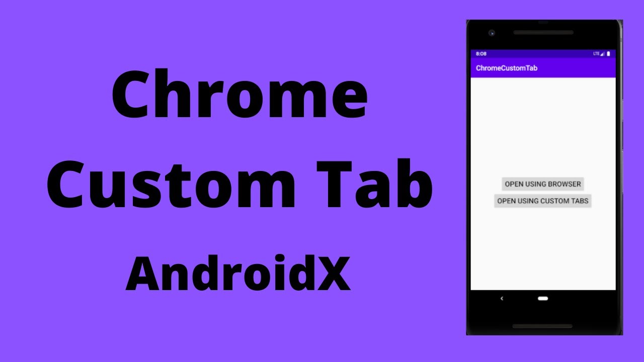 Chrome custom tabs