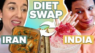 An Indian & An Iranian Swap Meals for 24hrs