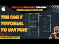 How to Draw A Floor Plan in Autocad | Tutorial For Beginners | Autocad 2021 Mac