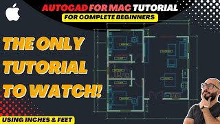 Autocad Mac  Complete Course For Beginners Using Inches & Feet  Autocad LT For Mac 2021