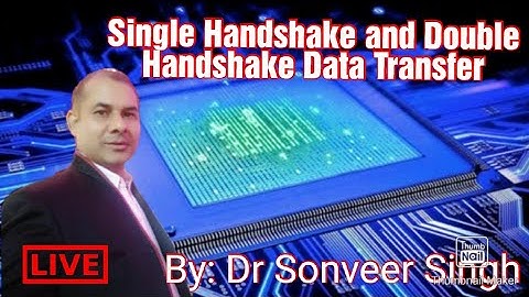 #Lecture-45 #Microprocessor & Peripheral Devices #Handshaking #Interrupt driven data transfer Hindi