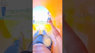 Reverse Up vs Down Crash Waterslide 🇺🇸😱💥💦 #Waterslide #Shorts #POV #Viral