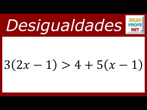 Solución de una desigualdad lineal-Solving a linear inequality