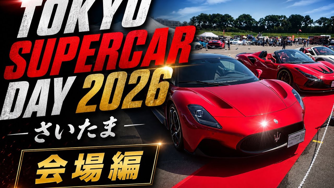 TOKYO SUPERCAR DAY 2026 Saitama [Venue Coverage] - YouTube