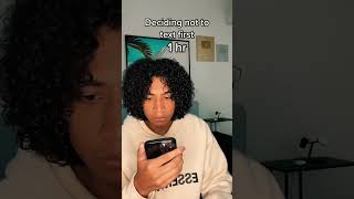 When you Decide not to Text First..☹️ #shorts