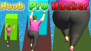 FAT PUSHER try on NOOB vs PRO vs HACKER  - MAX LEVEL THIC!! by OWLBERT 12,128 views 3 years ago 11 minutes, 1 second