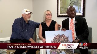 Family of man who died after ride at Epic Universe sits down with WESH 2