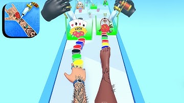 Tattoo Rush ​- All Levels Gameplay Android,ios (Levels 15-16)