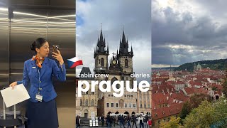 prague layover diaries 🇨🇿 | flydubai cabin crew | 플라이두바이 외항사 승무원 프라하 브이로그