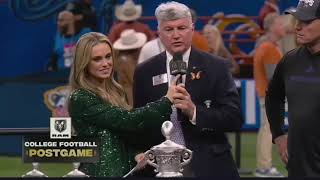 Sugar Bowl trophy presentation ceremony by Division One Memes 2,074 views 4 months ago 5 minutes, 36 seconds