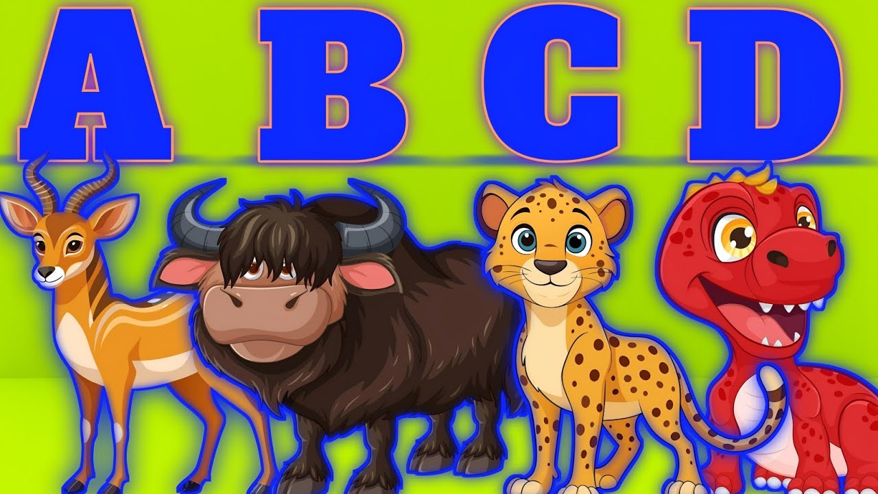 🎵 ABC Safari Animal Sounds Song | Fun Alphabet Song for Kids & Toddlers ...