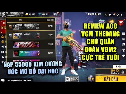 #1 Free Fire | Review Acc VGM TheDang Chủ Quân Đoàn 17 Tuổi Của V-Gaming Có Ước Mơ Đỗ Đại Học Mới Nhất 2 #1 Free Fire | Review Acc VGM TheDang Chủ Quân Đoàn 17 Tuổi Của V-Gaming Có Ước Mơ Đỗ Đại Học Mới Nhất