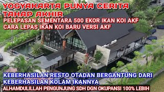 RESTO OTADAN DENGAN KOLAM FILTER TERBESAR SE INDONESIA | KEBERHASILAN KOLAM KOI KEBERHASILAN RESTO