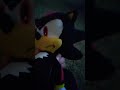 Sonic kicking Shadow out of the house