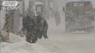 '最強寒波'で大雪　酸ヶ湯で積雪記録更新550cm（13/02/25）