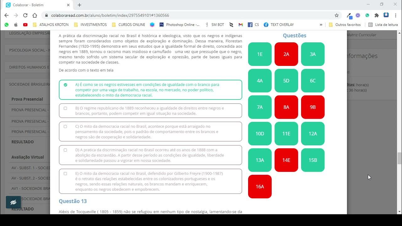 Como visualizar o gabarito da prova da UNOPAR? YouTube