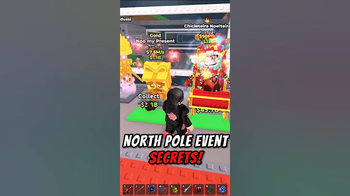 UNLOCKING NORTH POLE EVENT SECRET BRAINROTS! #roblox #shorts #stealabrainrot