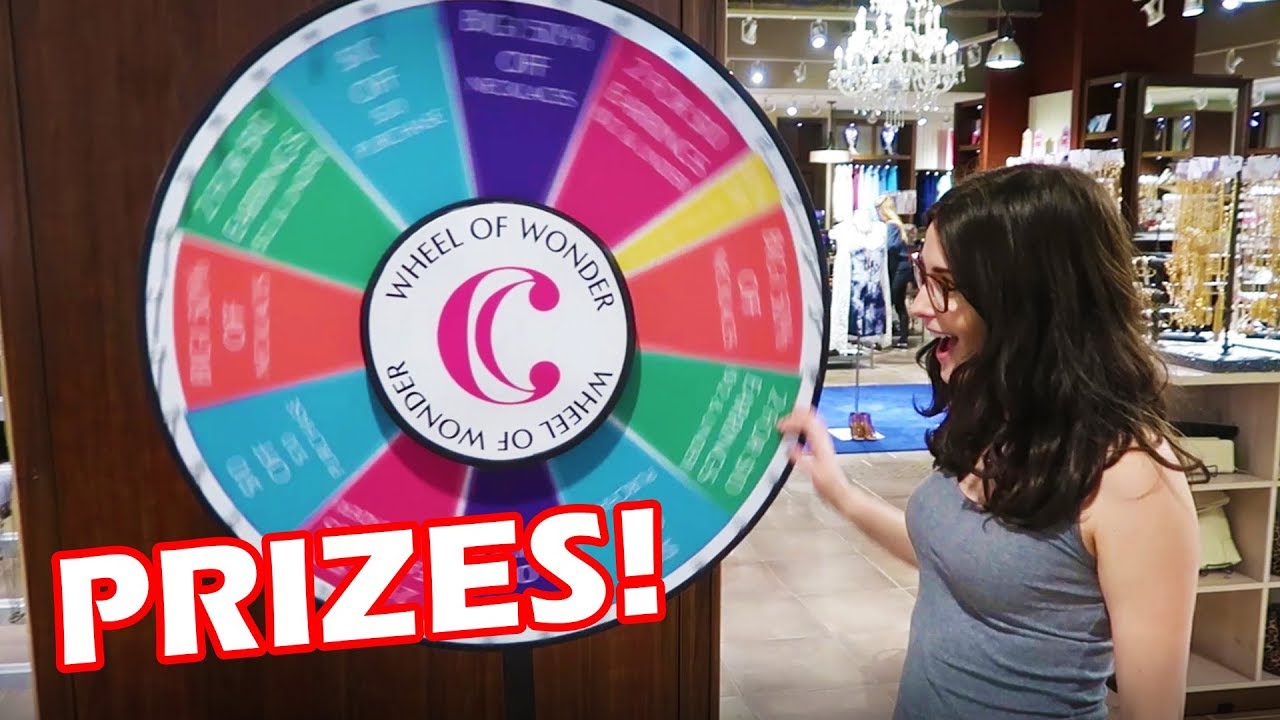 SPINNING THE WHEEL OF PRIZES!! YouTube